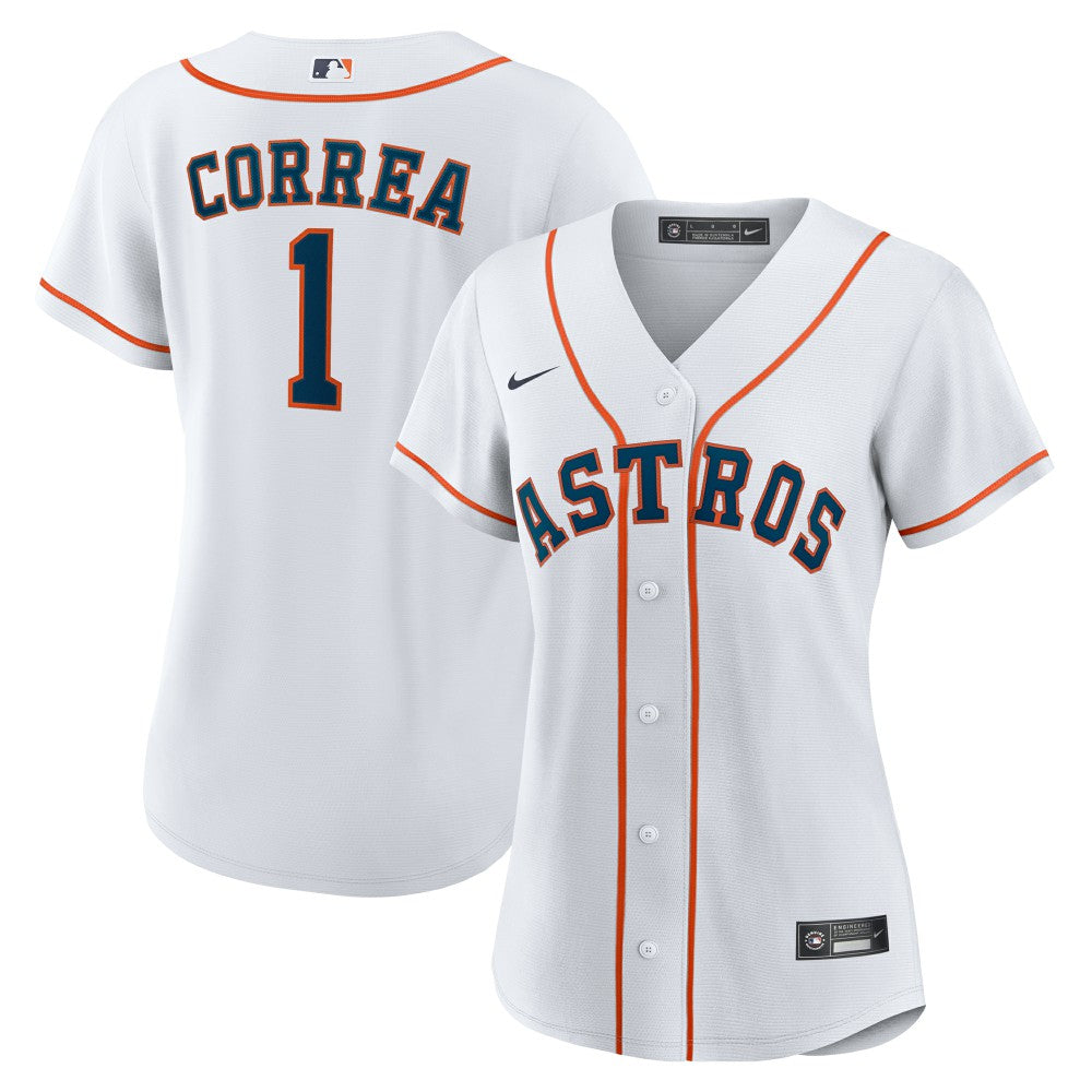 MLB Carlos Correa Houston Astros Nike Women's Home Replica Jersey - White