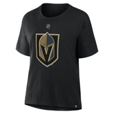 NHL Mitch Marner Vegas Golden Knights Fanatics Women's Authentic Stack Name & Number T-Shirt - Black