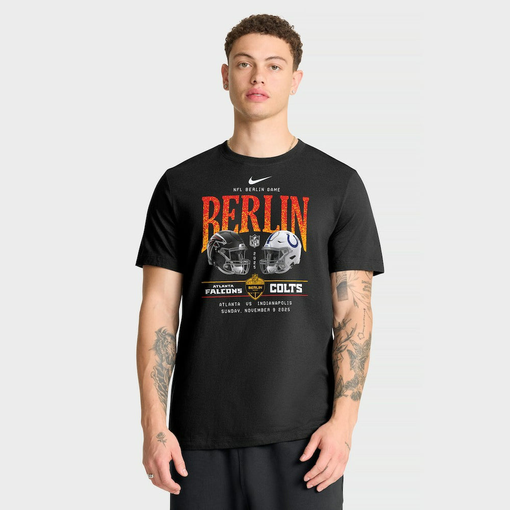 Atlanta Falcons vs. Indianapolis Colts International Games Berlin 2025 T-Shirt Black
