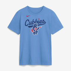 Chicago Cubs Nike Electric Bear T-Shirt - Light Blue T-shirts