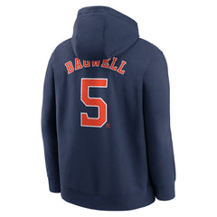 Jeff Bagwell Houston Astros Nike Retired Player Name & Number Club Pullover Hoodie - Navy Hoodies