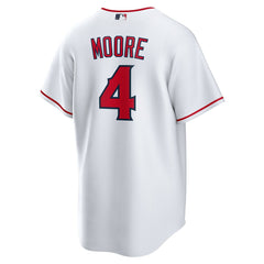 MLB Christian Moore Los Angeles Angels Nike Home Replica Jersey - White