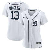 MLB Dillon Dingler Detroit Tigers Nike Women's Home Replica Jersey - White