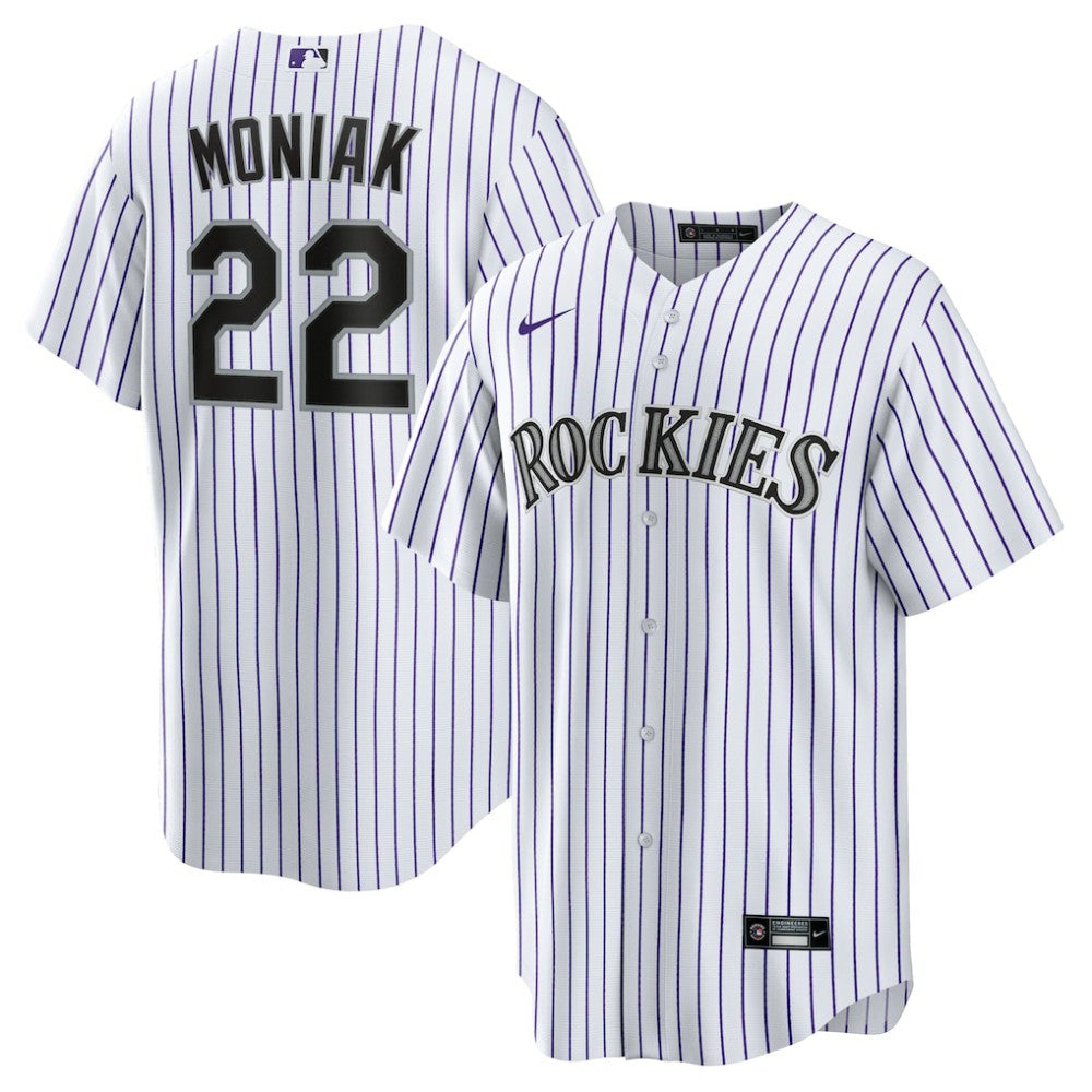 MLB Mickey Moniak Colorado Rockies Nike Home Replica Jersey - White