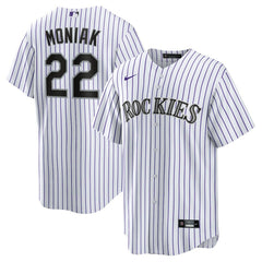 MLB Mickey Moniak Colorado Rockies Nike Home Replica Jersey - White