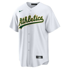 MLB Denzel Clarke Athletics Nike Home Replica Jersey - White