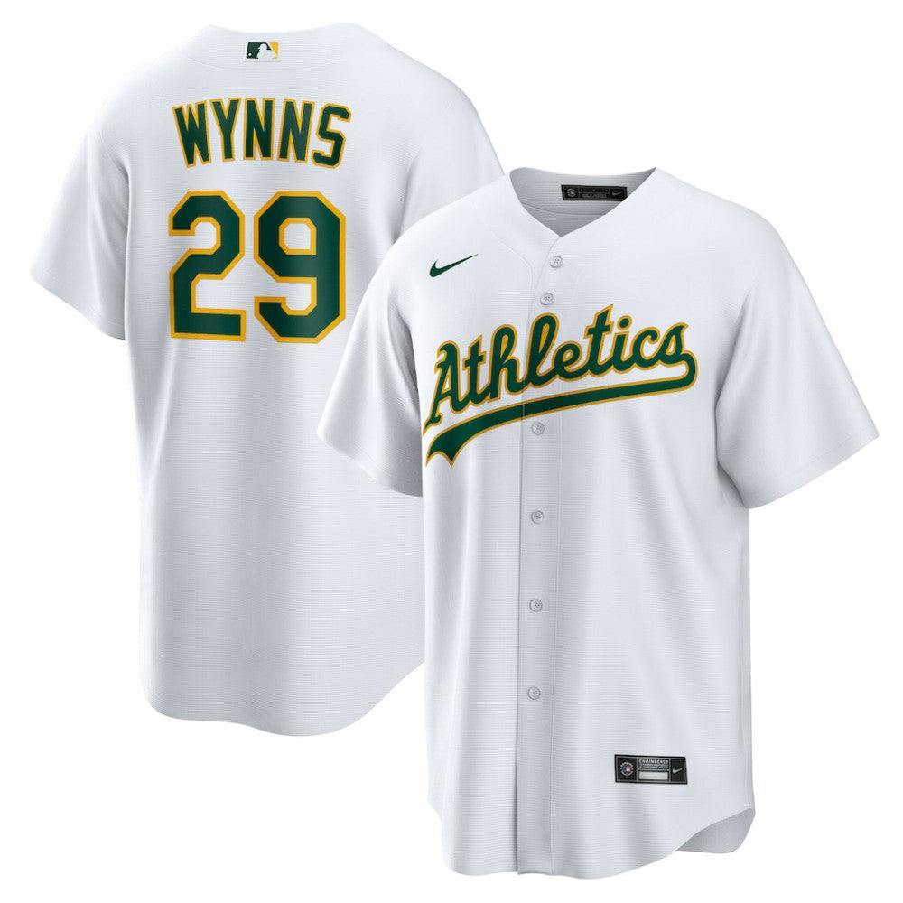 MLB Austin Wynns Athletics Nike Home Replica Jersey - White