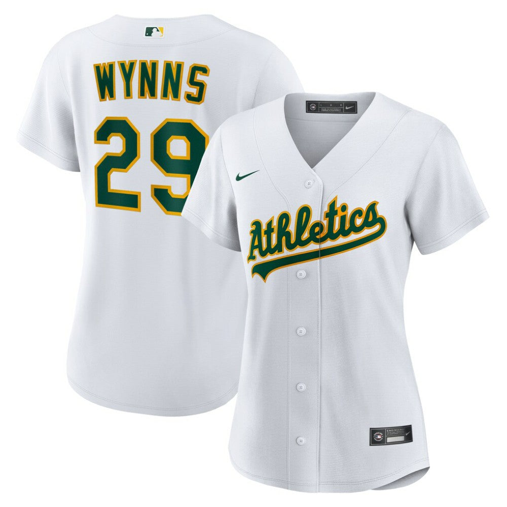 MLB Austin Wynns Athletics Nike Women's Home Replica Jersey - White