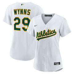 MLB Austin Wynns Athletics Nike Women's Home Replica Jersey - White