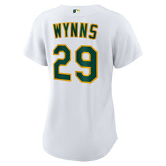MLB Austin Wynns Athletics Nike Women's Home Replica Jersey - White