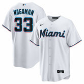 MLB Eric Wagaman Miami Marlins Nike Home Replica Jersey - White