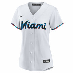 MLB Eric Wagaman Miami Marlins Nike Women's Home Replica Jersey - White