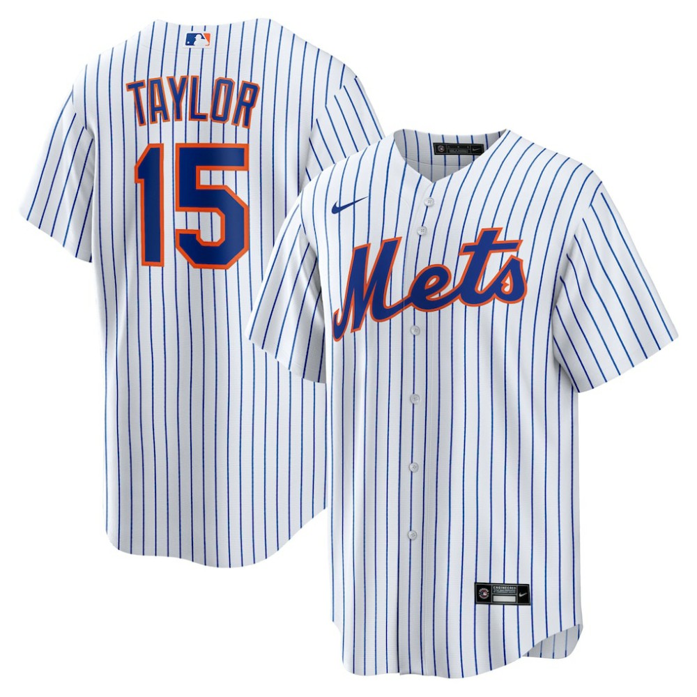 MLB Tyrone Taylor New York Mets Nike Home Replica Jersey - White
