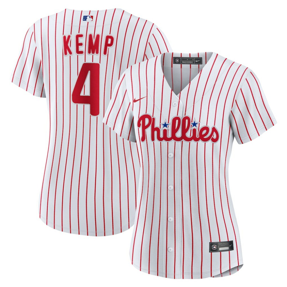 MLB Otto Kemp Philadelphia Phillies Nike Women's Home Replica Jersey - White