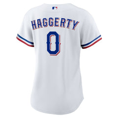MLB Sam Haggerty Texas Rangers Nike Women's Home Replica Jersey - White