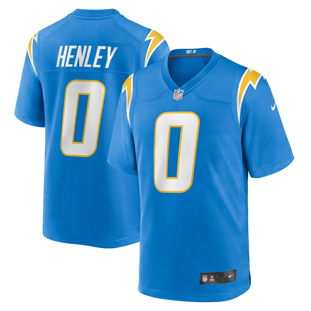 NFL Daiyan Henley Los Angeles Chargers Team Game Jersey - Powder Blue