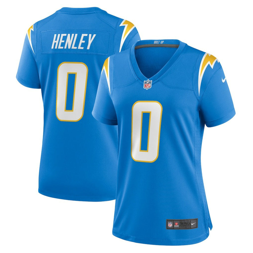 NFL Daiyan Henley Los Angeles Chargers Women's Team Game Jersey - Powder Blue