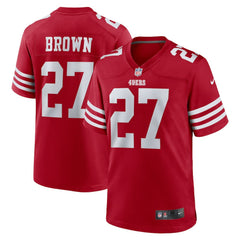 NFL Ji'Ayir Brown San Francisco 49ers Team Game Jersey - Scarlet