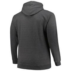Jacksonville Jaguars Big & Tall Pullover Hoodie Heather Charcoal
