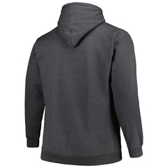 Carolina Panthers Big & Tall Pullover Hoodie Heather Charcoal