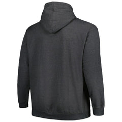 Seattle Seahawks Big & Tall Pullover Hoodie Heather Charcoal