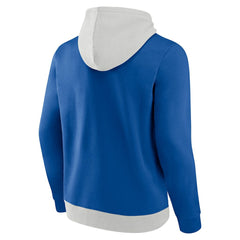 New York Giants Big & Tall Team Fleece Pullover Hoodie Silver/Royal