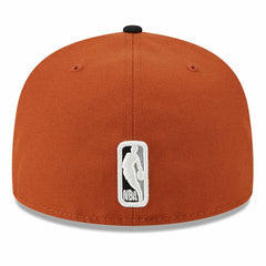 Brooklyn Nets Two-Tone 59FIFTY Fitted Hat Rust/Black