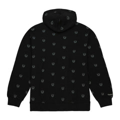 Las Vegas Raiders Allover Print Fleece Pullover Hoodie Black