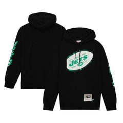 New York Jets Gridiron Classics Big Face 7.0 Pullover Hoodie Black