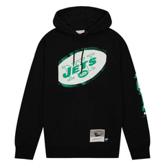 New York Jets Gridiron Classics Big Face 7.0 Pullover Hoodie Black