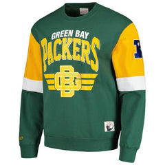 Green Bay Packers Gridiron Classics Allover 3.0 Pullover Sweatshirt Green