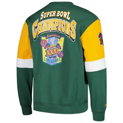 Green Bay Packers Gridiron Classics Allover 3.0 Pullover Sweatshirt Green