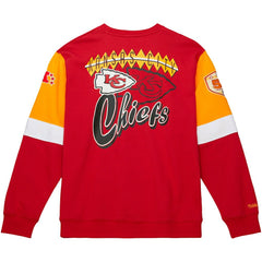 Kansas City Chiefs Gridiron Classics Allover 3.0 Pullover Sweatshirt Scarlet