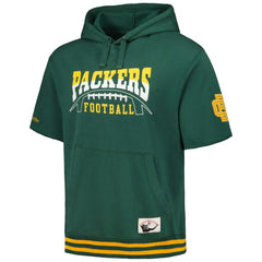 Green Bay Packers Pre-Game Short Sleeve Pullover Hoodie Green