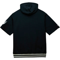 Las Vegas Raiders Pre-Game Short Sleeve Pullover Hoodie Black