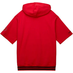 San Francisco 49ers Pre-Game Short Sleeve Pullover Hoodie Scarlet