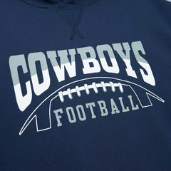 Dallas Cowboys Pre-Game Short Sleeve Pullover Hoodie Navy
