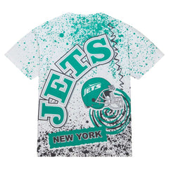 New York Jets Team Burst Sublimated T-Shirt White