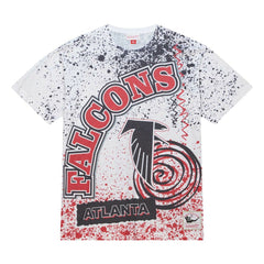Atlanta Falcons Team Burst Sublimated T-Shirt White