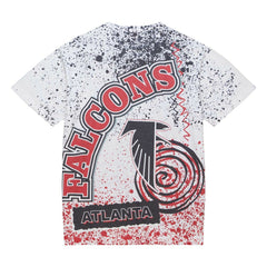 Atlanta Falcons Team Burst Sublimated T-Shirt White