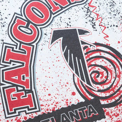 Atlanta Falcons Team Burst Sublimated T-Shirt White