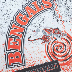 Cincinnati Bengals Team Burst Sublimated T-Shirt White