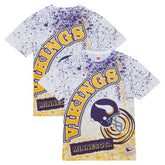 Minnesota Vikings Team Burst Sublimated T-Shirt White