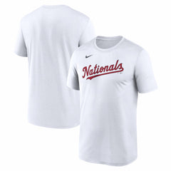 Washington Nationals Nike New Legend Wordmark Dri-FIT T-Shirt - White T-shirts