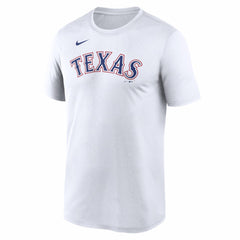 Texas Rangers Nike New Legend Wordmark Dri-FIT T-Shirt - White T-shirts