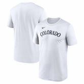 Colorado Rockies Nike New Legend Wordmark Dri-FIT T-Shirt - White T-shirts