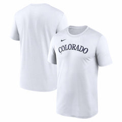 Colorado Rockies Nike New Legend Wordmark Dri-FIT T-Shirt - White T-shirts