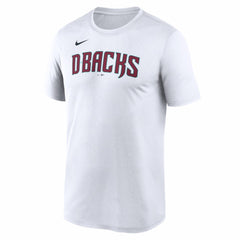 Arizona Diamondbacks Nike New Legend Wordmark Dri-FIT T-Shirt - White T-shirts