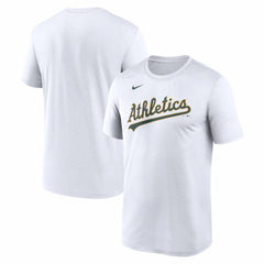 Athletics Nike New Legend Wordmark Dri-FIT T-Shirt - White T-shirts