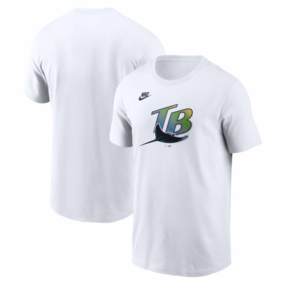 Tampa Bay Rays Nike Cooperstown Collection Logo T-Shirt - White T-shirts
